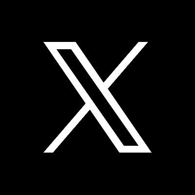 Twitter X logo 400x400
